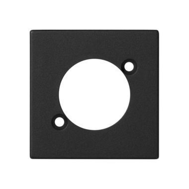 K45 Plaque pour 1 connecteur XLR mâle ou femelle - Gris grap