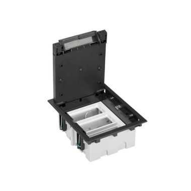 K45 vloerdoos 6XK45 90mm diep - grafietgrijs