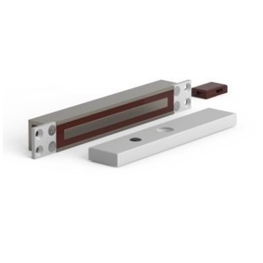 Serie ME - électro-aimant mini ME300 (305kg) encastré (12/24V DC) Reed + LED 