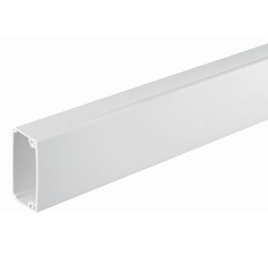 Profiel PVC 10x22 1 compartiment - Sneeuwwit