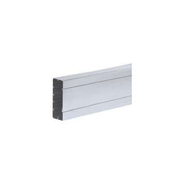 Verdeelgoot 130x55 PVC - Lengte 2m - Geanodiseerd aluminium
