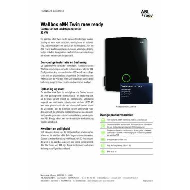 ABL+reev_Product data sheet_Wallbox eM4 Twin reev _100000180
