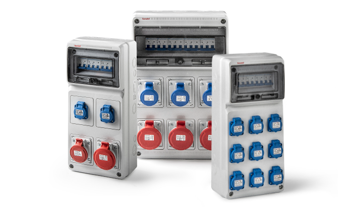 Coffrets IP65 Famatel Acquacombi