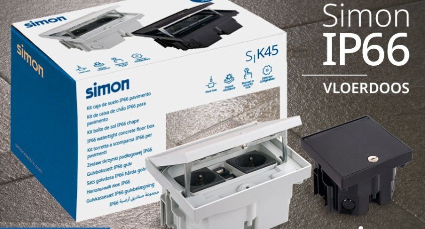 Simon IP66 Vloerdoos Kit